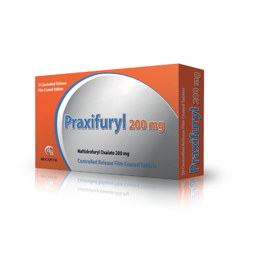 Praxifuryl RetardNaftidrofuryl Oxalate Tablet